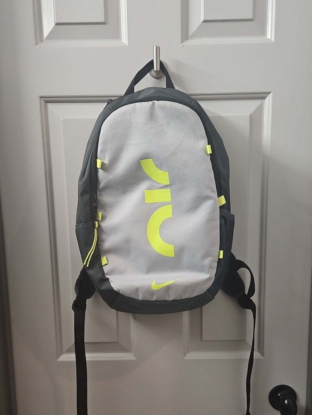 Nike Men’s Gray & Neon Yellow Accent Backpack